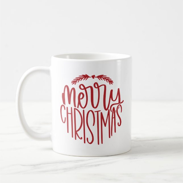 Merry Christmas Coffee Mug (Left)