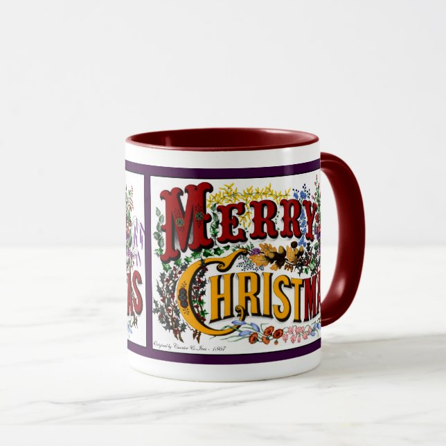 Merry Christmas Coffee Mug (Front Right)