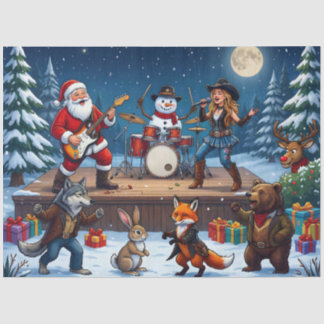 Merry Christmas Concert Tissue Paper