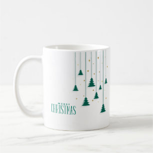 Merry Christmas Contemporary Coffee Mug