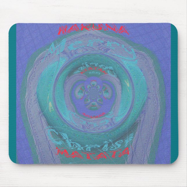 Merry Christmas cool Art design text Mouse Mat (Front)