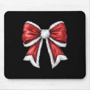 Merry Christmas Coquette Bow Xmas Pyjamas Family M Mouse Mat