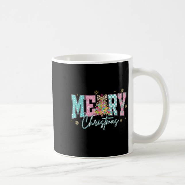 Merry Christmas Coquette, Retro Nk Christmas Men W Coffee Mug (Right)