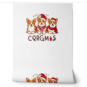 Merry Christmas Corgi Dog Santa Love Corgis Family Wallpaper