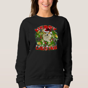 Merry Christmas Corgi Dog Santa Snow Jingle Bell X Sweatshirt