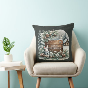 Merry Christmas Country home Cushion