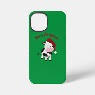 Merry Christmas Cow iPhone 12 Mini Case