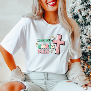 Merry Christmas Cross T-Shirt