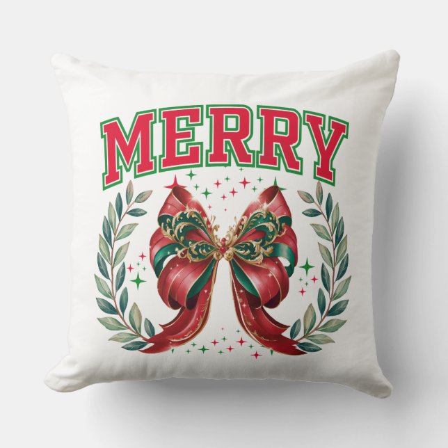 Merry Christmas Cushion (Front)