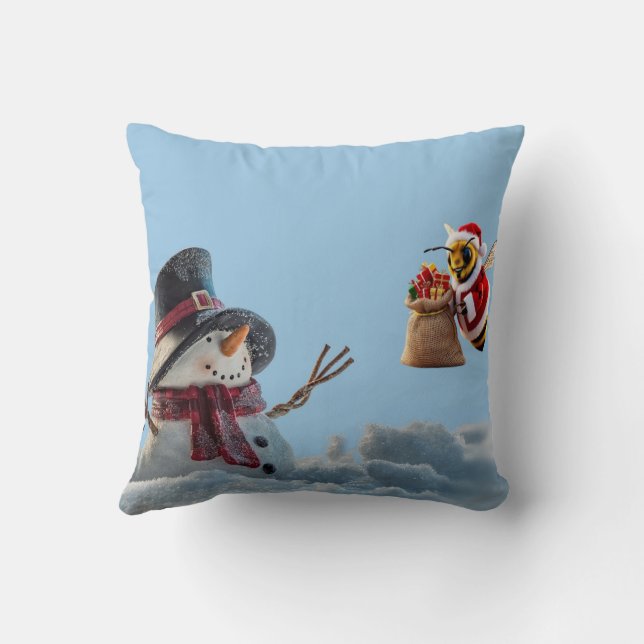 Merry Christmas Cushion (Back)