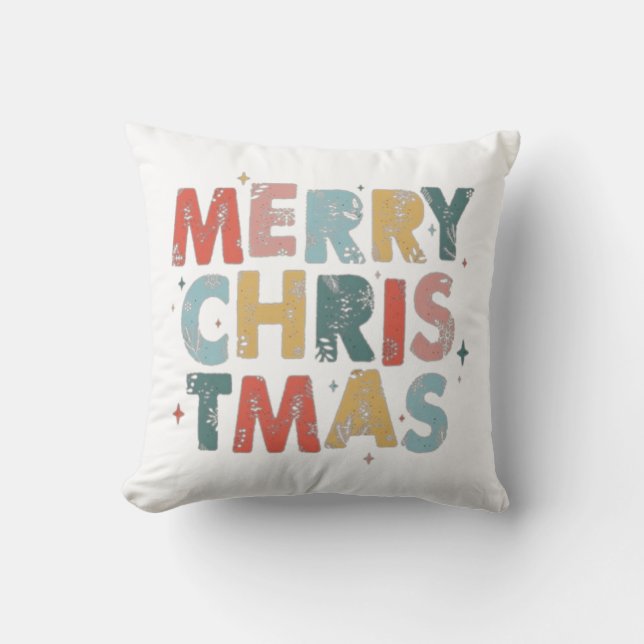 Merry Christmas Cushion (Front)