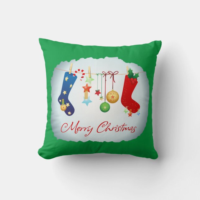 Merry Christmas  Cushion (Front)
