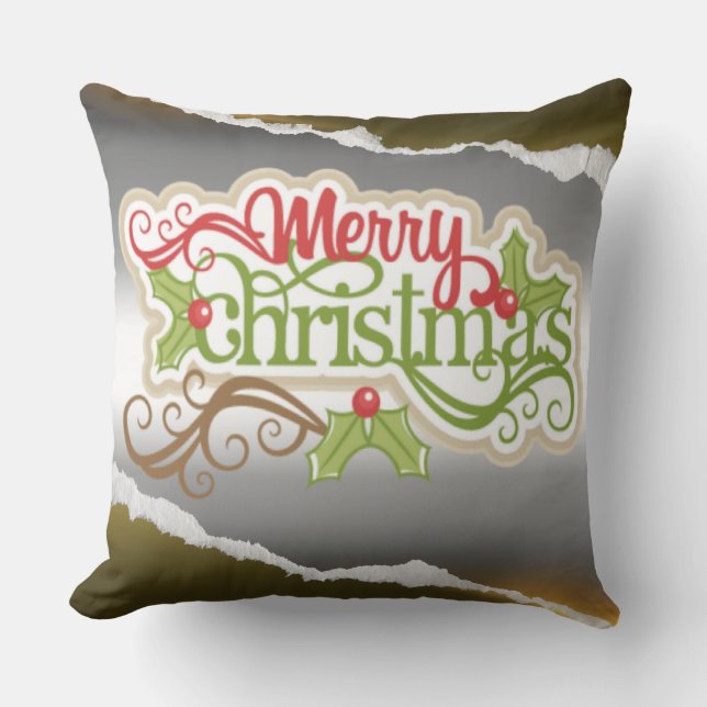 Merry Christmas  Cushion (Front)