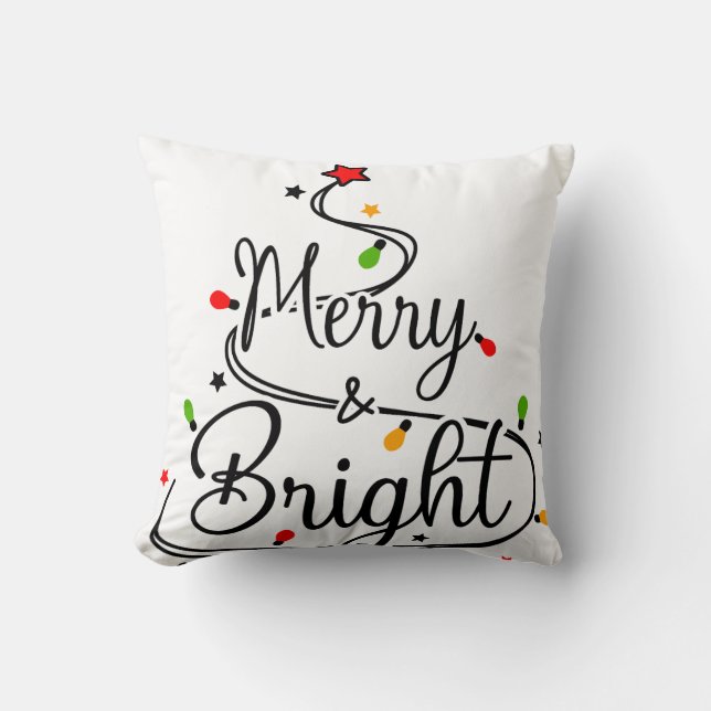 Merry Christmas Cushion (Front)