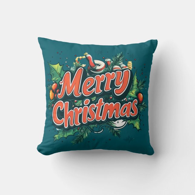 Merry Christmas Cushion (Front)