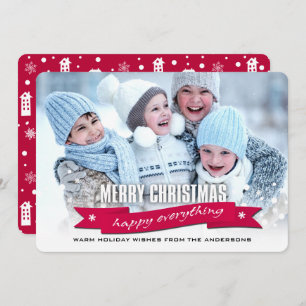 Merry Christmas. Custom Christmas Photo Cards