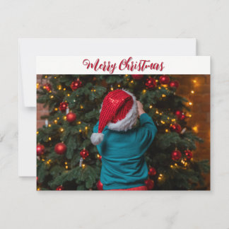 Merry Christmas custom christmas picture  Holiday Card