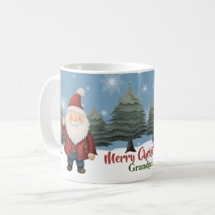 Merry Christmas Custom Santa Gnome Coffee Mug