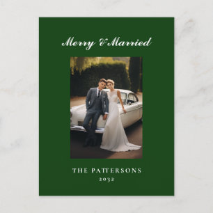 Merry Christmas customer specific photo  Feiertags Holiday Postcard