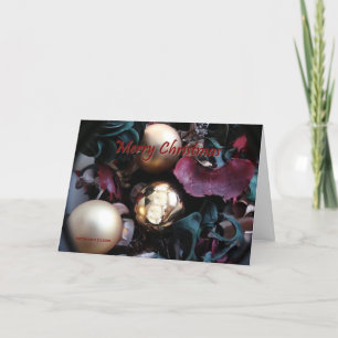 Merry Christmas - Customisable Card