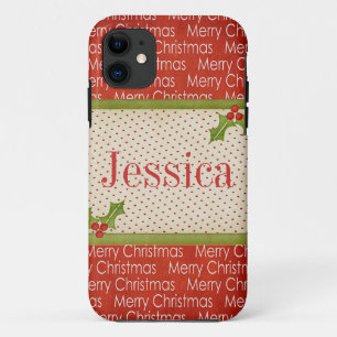 Merry Christmas customisable iphone 5 cover