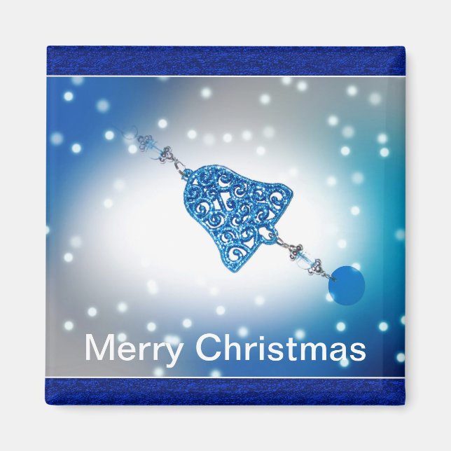 Merry Christmas Customisable Magnet (Front)