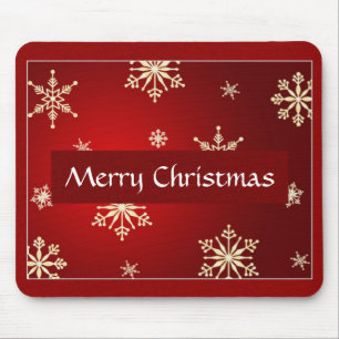 Merry Christmas Customisable Mouse Mat