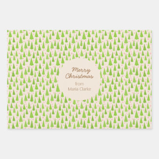 Merry Christmas Customisable Wrapping Paper Sheet