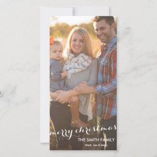 Merry Christmas Customised Photo Card