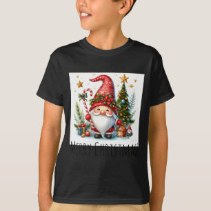 Merry Christmas Cute Christmas Gnome And More  T-Shirt