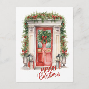 Merry Christmas - Cute Christmas Home Postcard