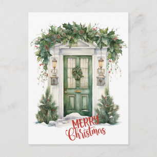Merry Christmas - Cute Christmas Home Postcard