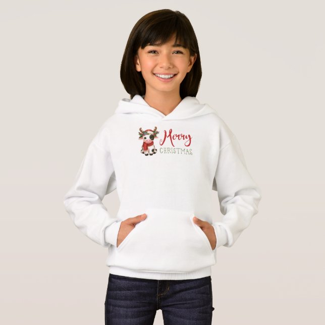 Merry Christmas cute cow  (Front Full)