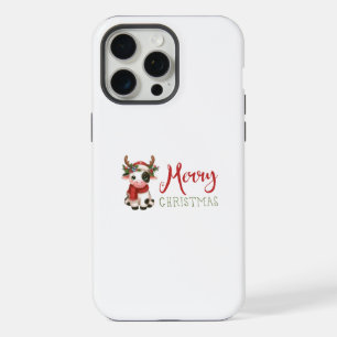 Merry Christmas cute cow iPhone 15 Pro Max Case