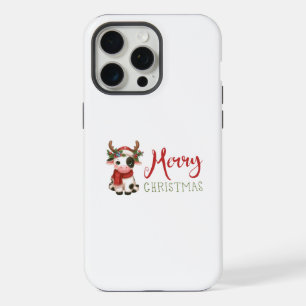 Merry Christmas cute cow  iPhone 15 Pro Max Case