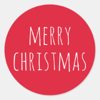 Merry Christmas | Cute Festive Red Winter Holiday