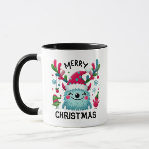 Merry Christmas Cute Fluffy Mug