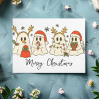 Merry Christmas Cute Ghosts