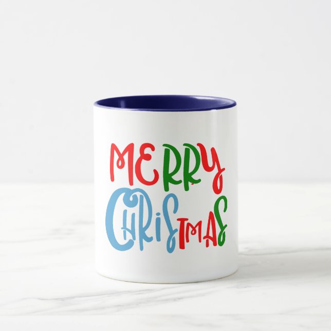 Merry Christmas - cute gift Mug (Center)