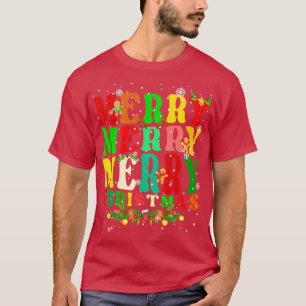 Merry Christmas Cute Gingerbread Ornament Xmas T-Shirt