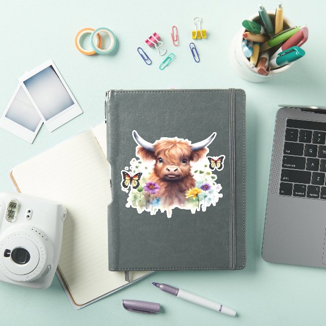 Merry Christmas Cute Highland Cow Classic T-Shirt (iPad Cover)