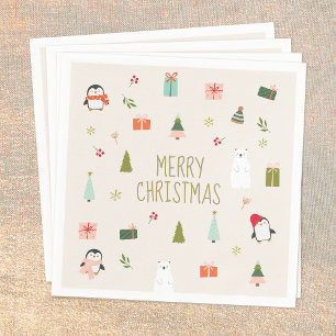 Merry Christmas , Cute Napkin