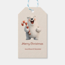 Merry Christmas Cute Polar Bear Design