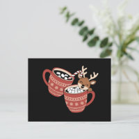 Merry Christmas Cute Reindeer Family Xmas Coffee