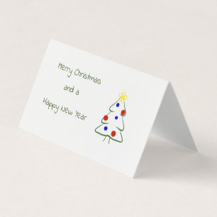 Merry Christmas cute simple drawing