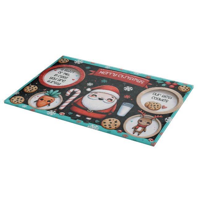 Merry Christmas Cutting Board (Corner)