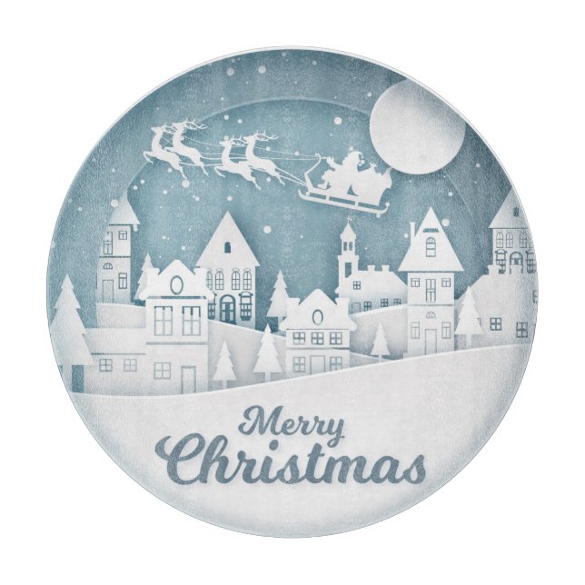 Merry Christmas Cutting Board (Front)