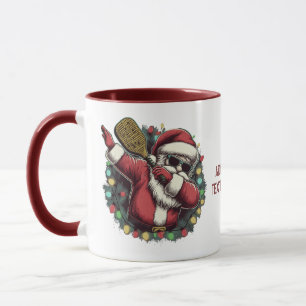 Merry Christmas Dabbing Santa Pickleable Gift Mug