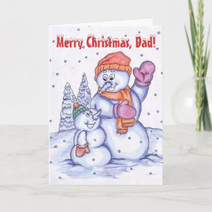 Merry Christmas, Dad Holiday Card
