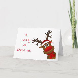 **MERRY CHRISTMAS DADDY** in SERVICE! Card